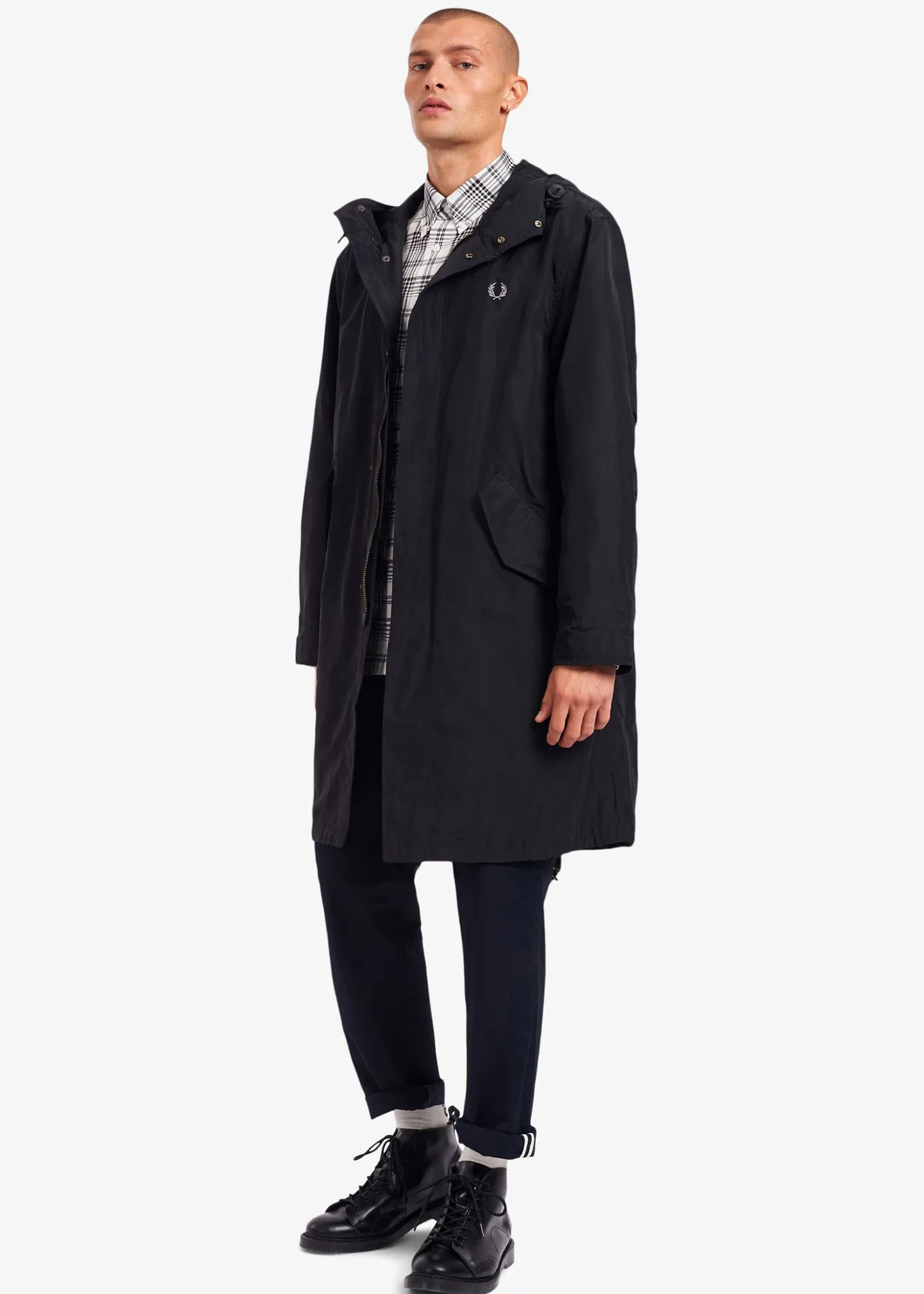 Shell-Parka - schwarz