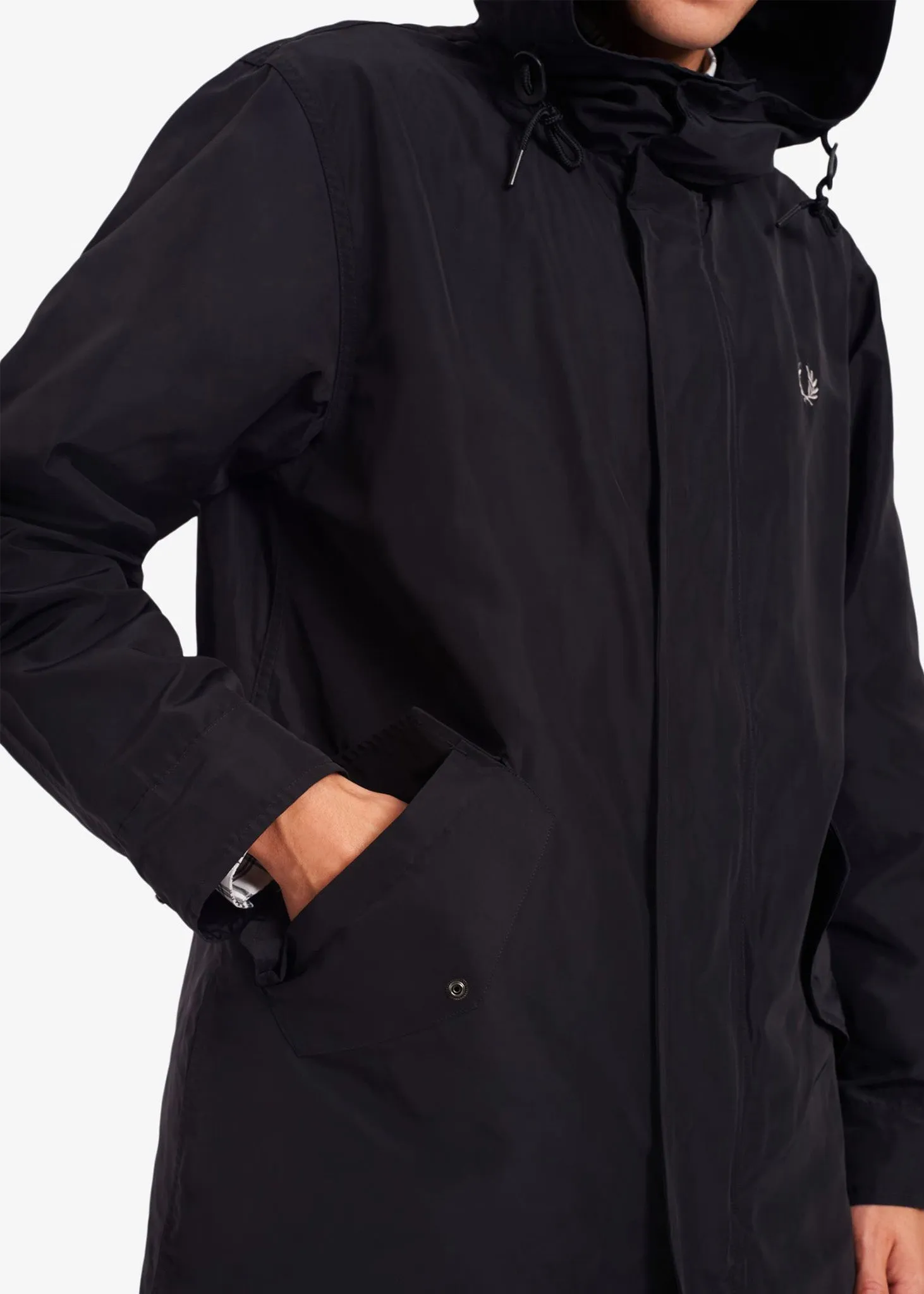 Shell-Parka - schwarz