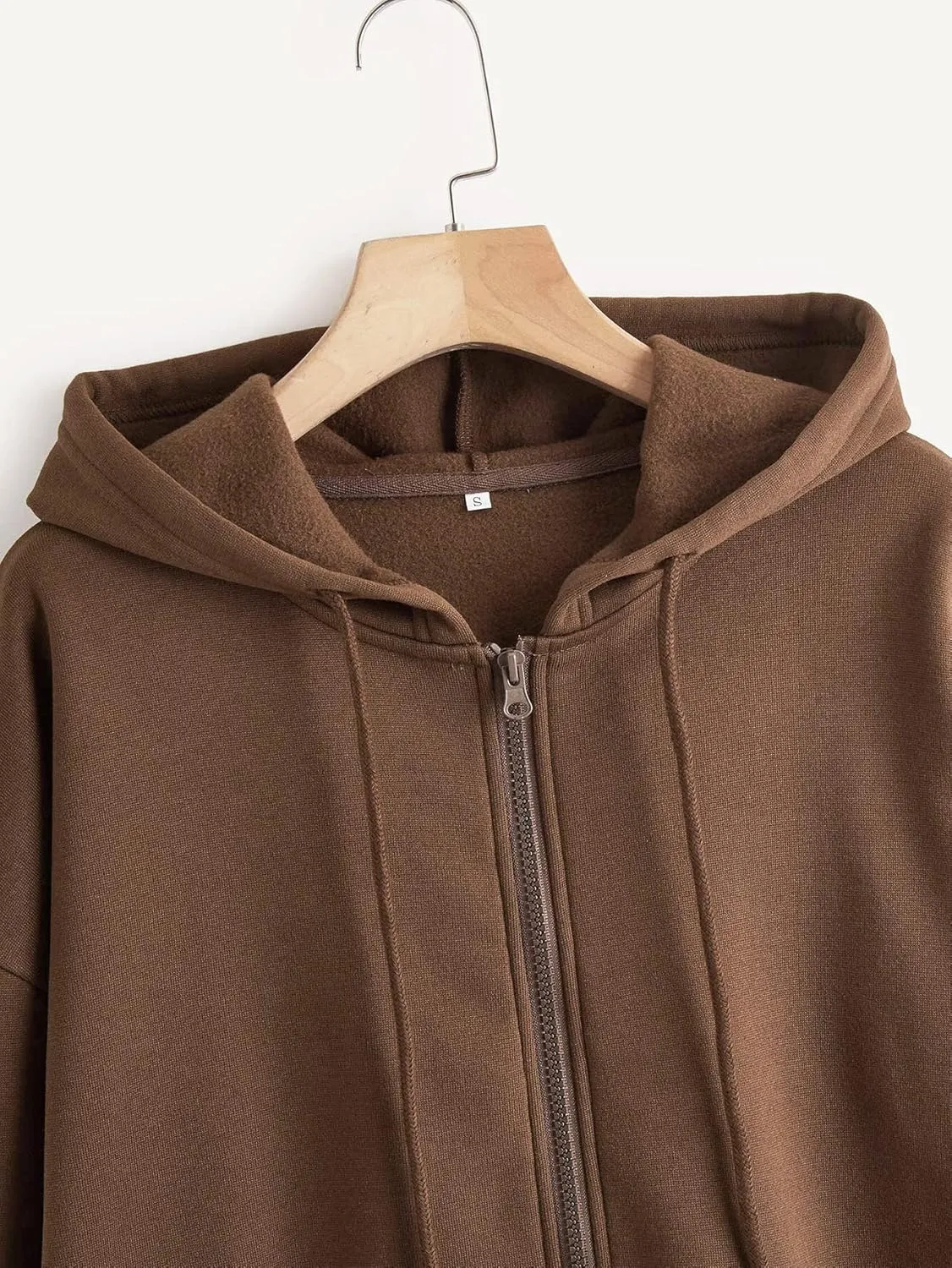 SHENHE Women's Zip Up Hoodies Long Sleeve Pocket Drawstring Sweatshirts Fall Casual Outfits Jackets