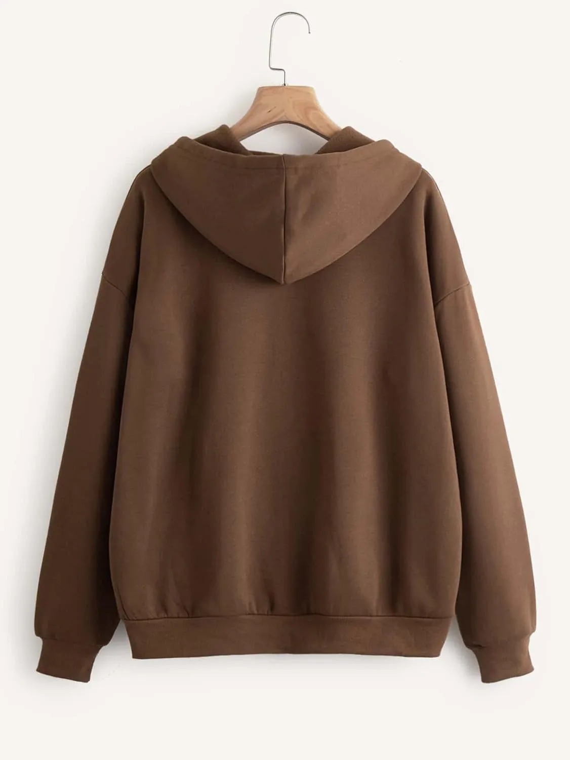 SHENHE Women's Zip Up Hoodies Long Sleeve Pocket Drawstring Sweatshirts Fall Casual Outfits Jackets
