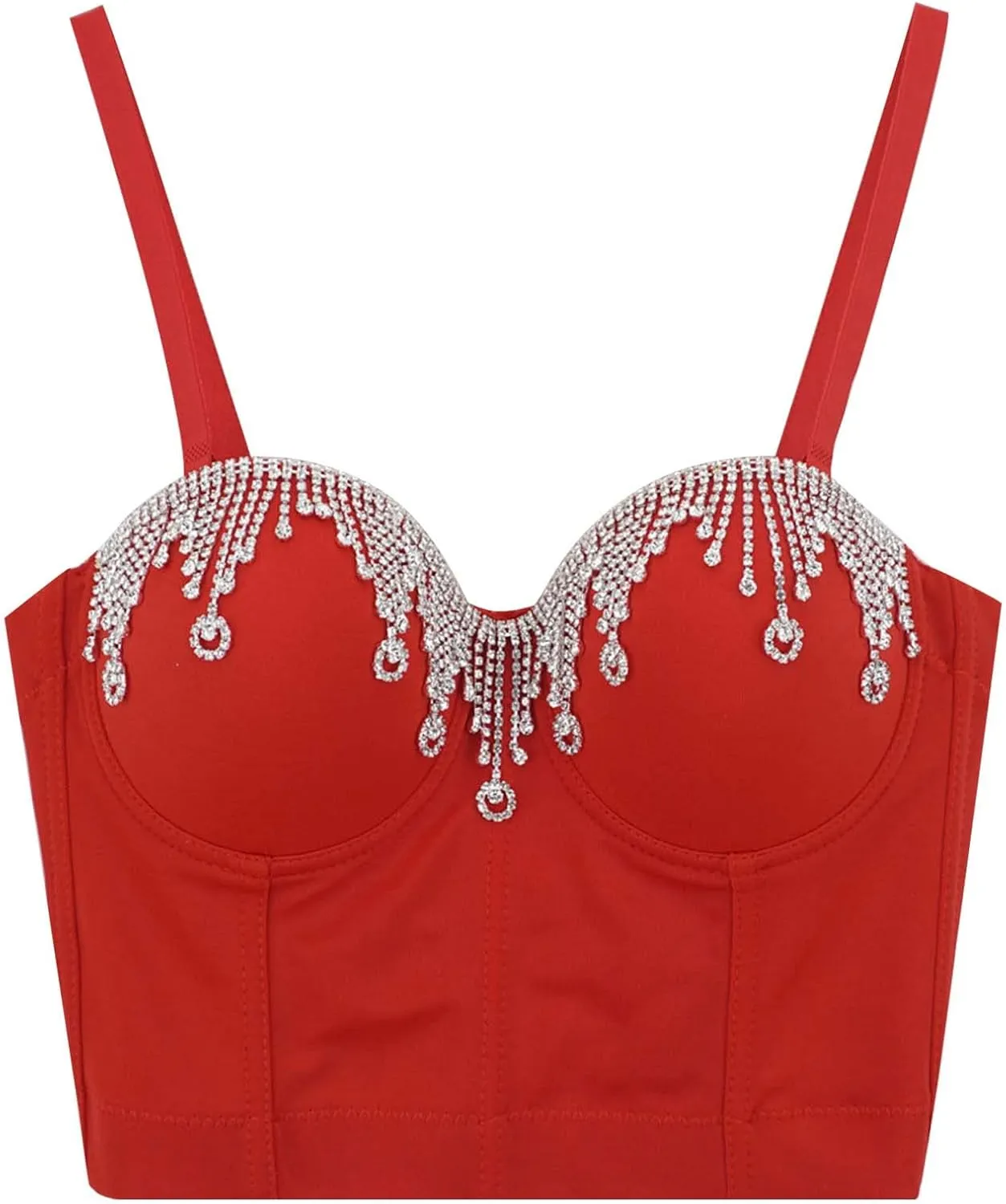 Shiny Club Tank Tops for Women Fashion Rhinestone Camisole Sleeveless Spring Shirts Crop Sparkly Party 2025 Sequin