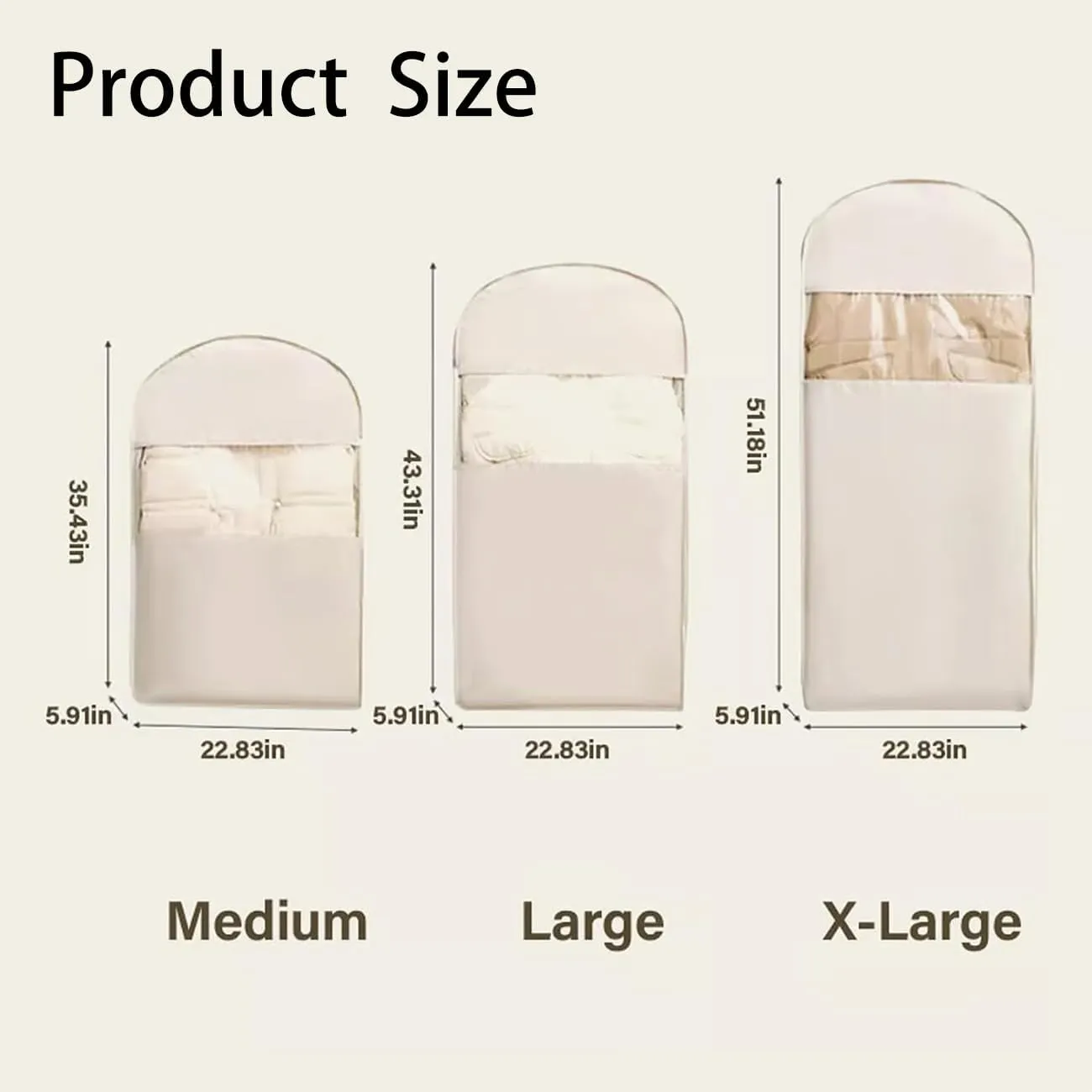Space Saving Hanging Garment Bag With Self Compression Zipper,Otherwise Garment Bags,Compression Garment Bags for Hanging Clothes Travel (Pink, XL)