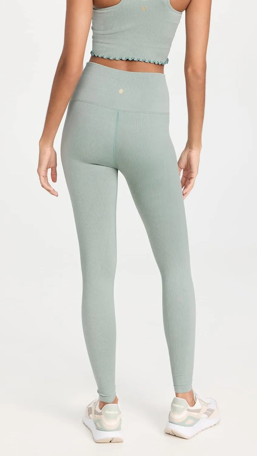 Spiritual Gangster Women's Love Sculpt 7/8 Ruffle Leggings