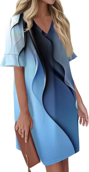 Summer Casual Dresses for Women Flowy Garden Party Dresses That Hide Tummy Bulge Birthday Ruffle Ren Faire Cute Spring Outfit
