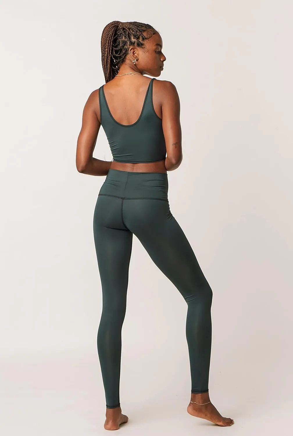teeki Hot Pants Leggings for Women, USA Made Sustainable Eco Luxury Activewear Quick Dry