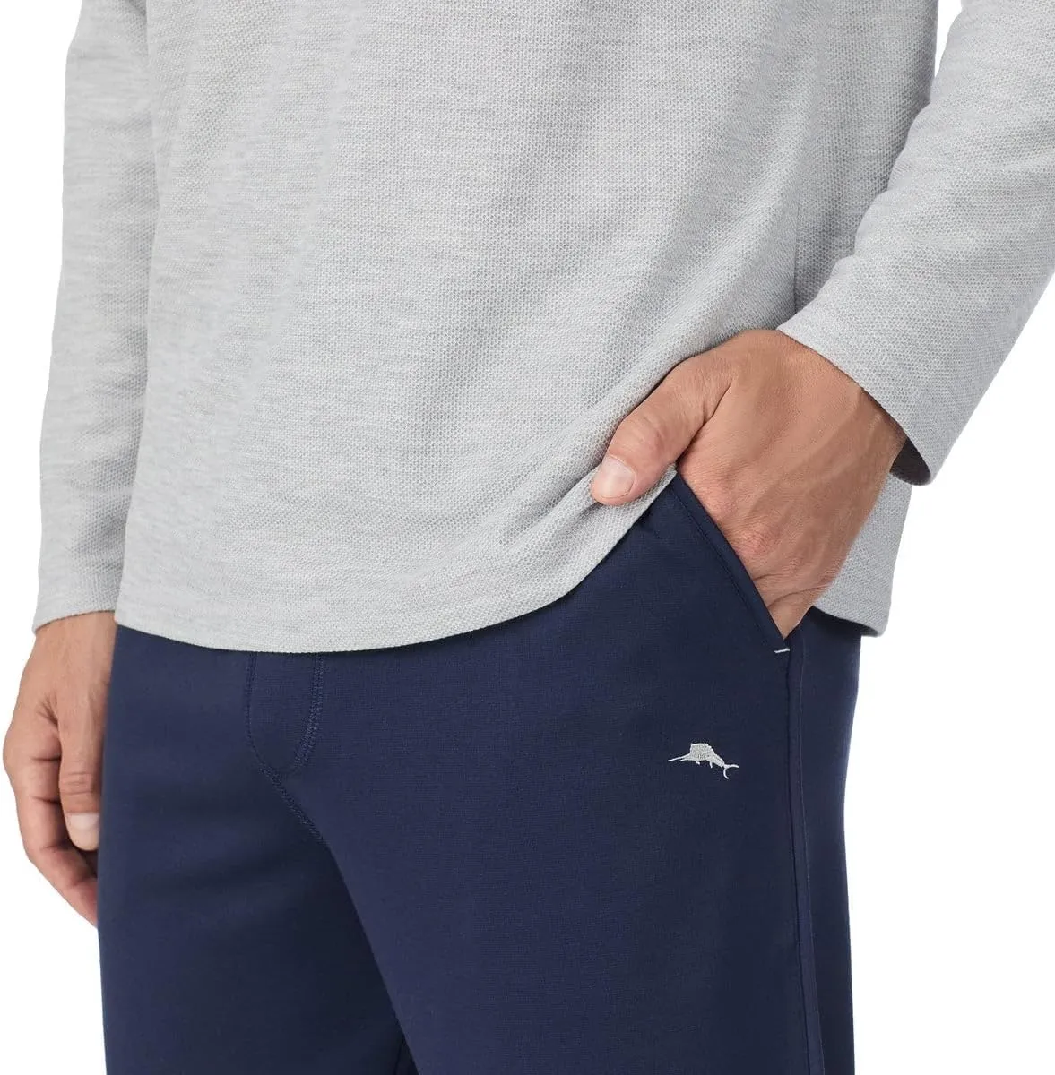 Tommy Bahama Mens 2-piece Relaxed Fit Logo Embroidered Lounge Set