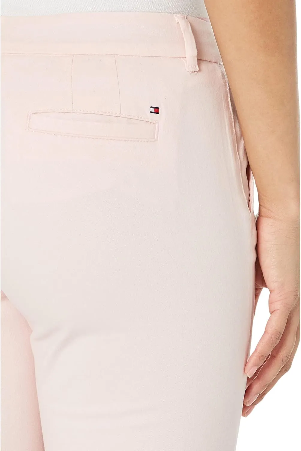 Tommy Hilfiger Women's Relaxed Fit Cuffed Hampton Chino Straight-Leg Pants