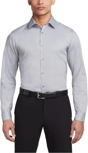 Van Heusen Men's Slim Fit Flex Collar Stretch Solid Dress Shirt - Amazon Exclusive