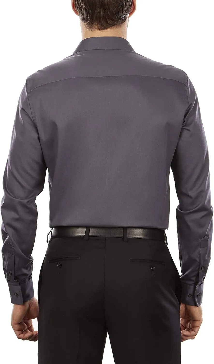 Van Heusen Men's Slim Fit Flex Collar Stretch Solid Dress Shirt - Amazon Exclusive