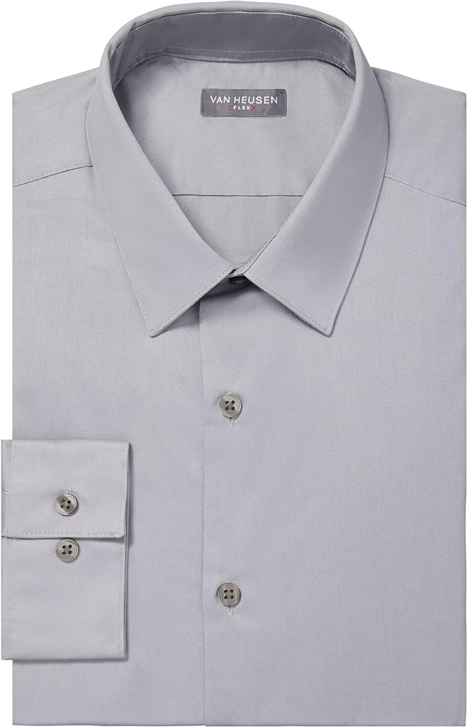 Van Heusen Men's Slim Fit Flex Collar Stretch Solid Dress Shirt - Amazon Exclusive