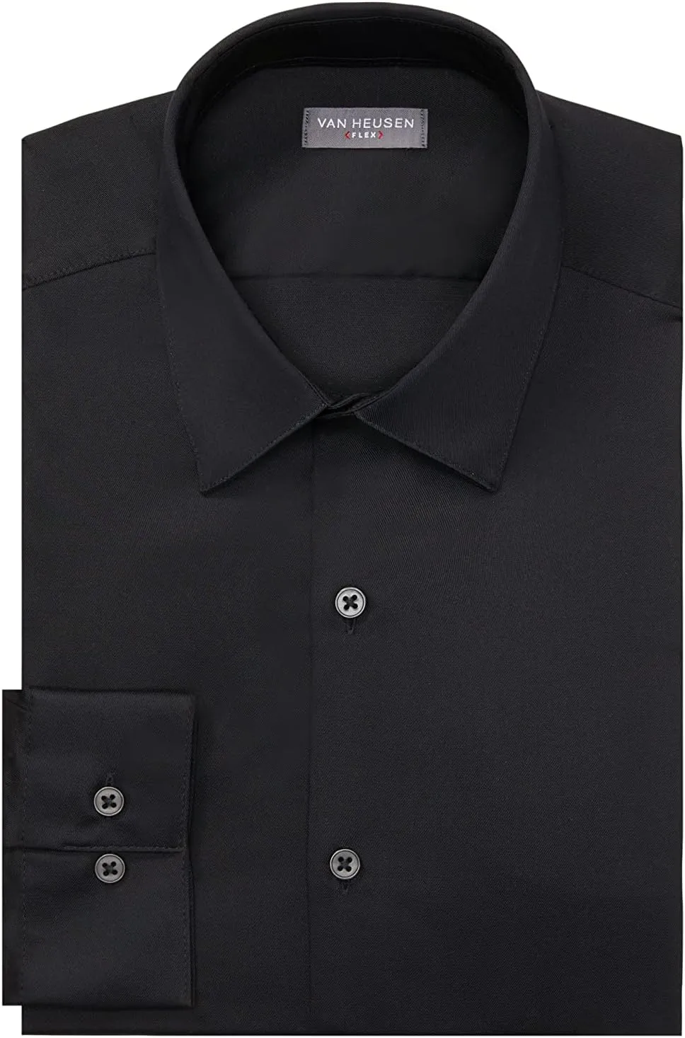 Van Heusen Men's Slim Fit Flex Collar Stretch Solid Dress Shirt - Amazon Exclusive