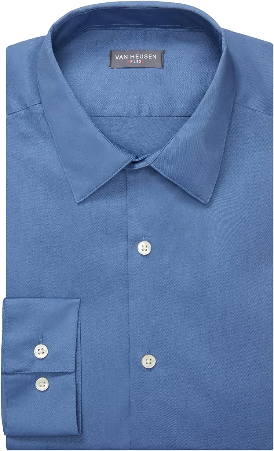 Van Heusen Men's Slim Fit Flex Collar Stretch Solid Dress Shirt - Amazon Exclusive