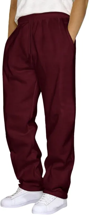 Vickyleb Men's Hiking Cargo Pants Relaxed Fit Drawstring Elastic Waist Sweatpants Sports Athletic Trousers with Pockets