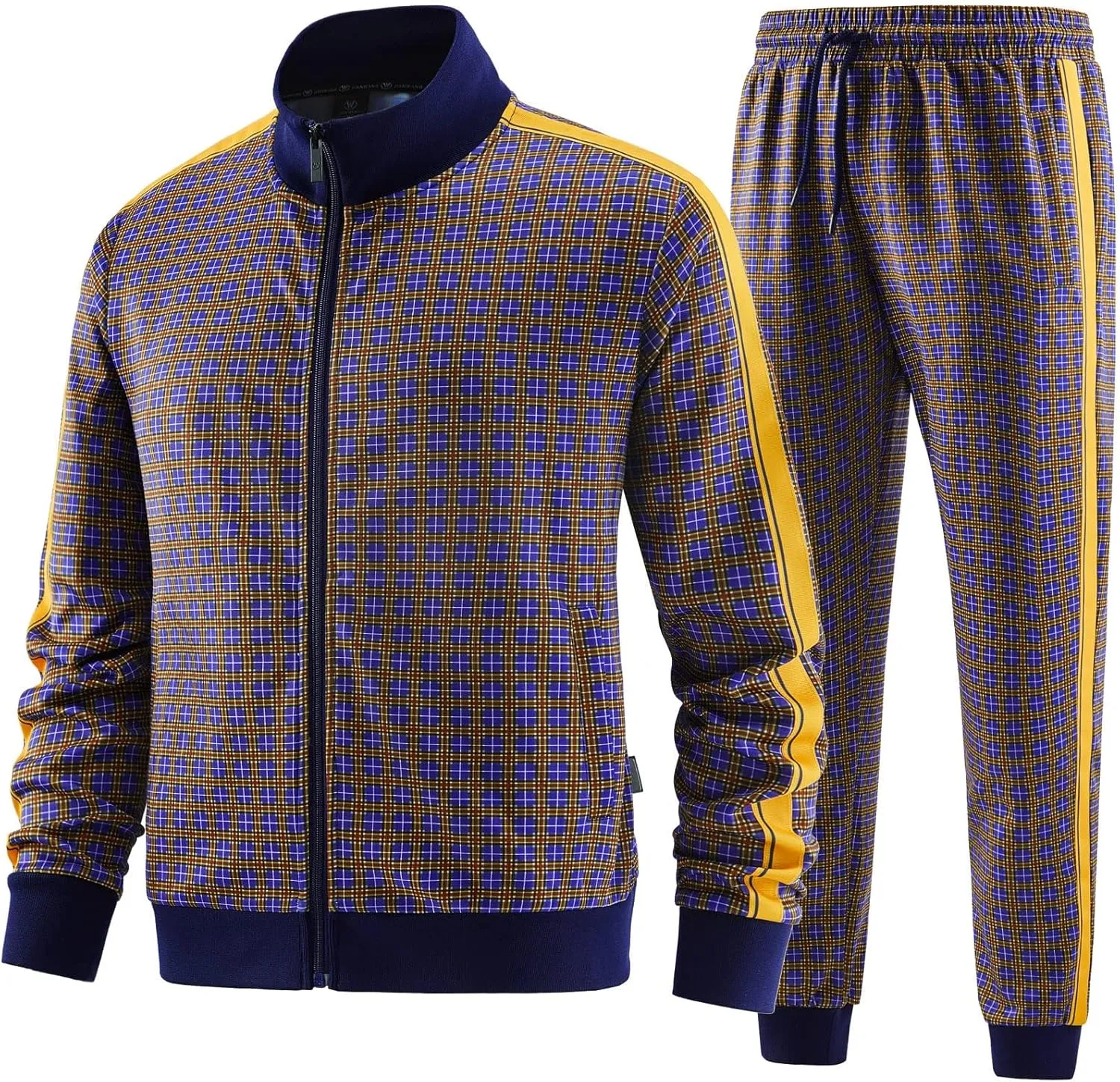 W JIANWANG Track Suits for Men Set Tracksuit Sweatsuits 2 Piece outfits
