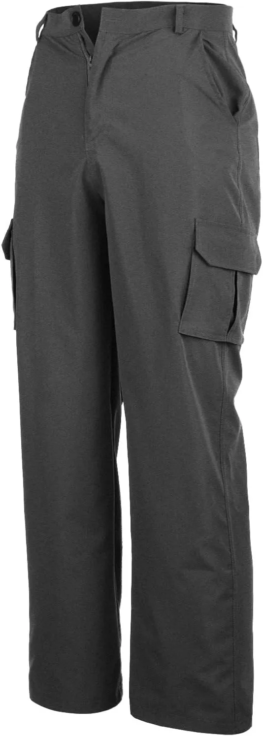 Weatherproof Men's Pants Mens Casual Elastic Drawstring Cargo Pants Lightweight Relaxed Fit Cotton Workout Sweatpants