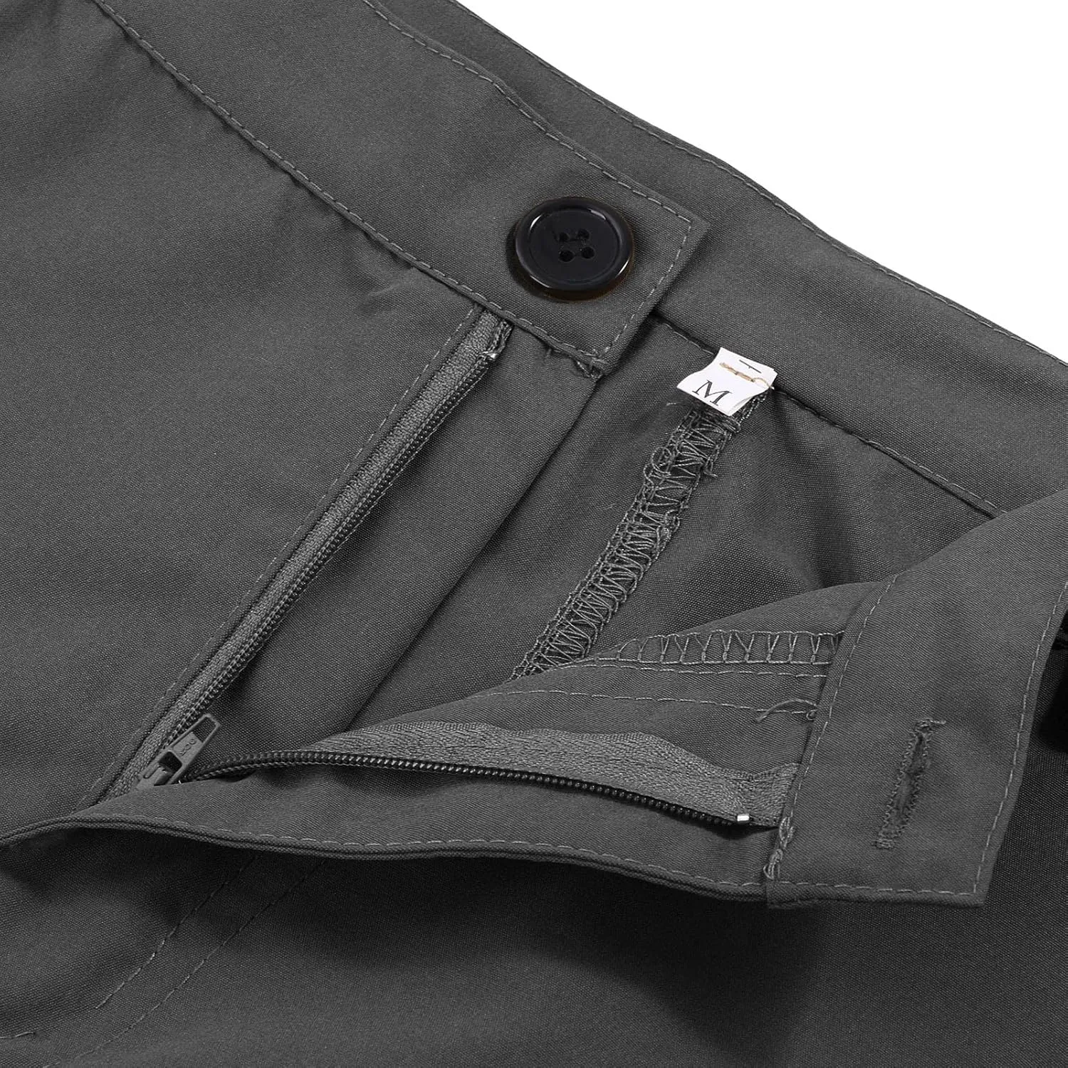 Weatherproof Men's Pants Mens Casual Elastic Drawstring Cargo Pants Lightweight Relaxed Fit Cotton Workout Sweatpants