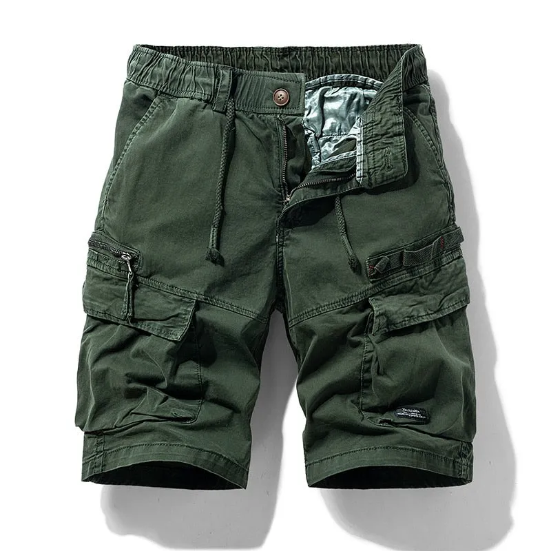 West Louis Bermuda Style Meets Practicality: Men's Camo Cargo Shorts for 2023