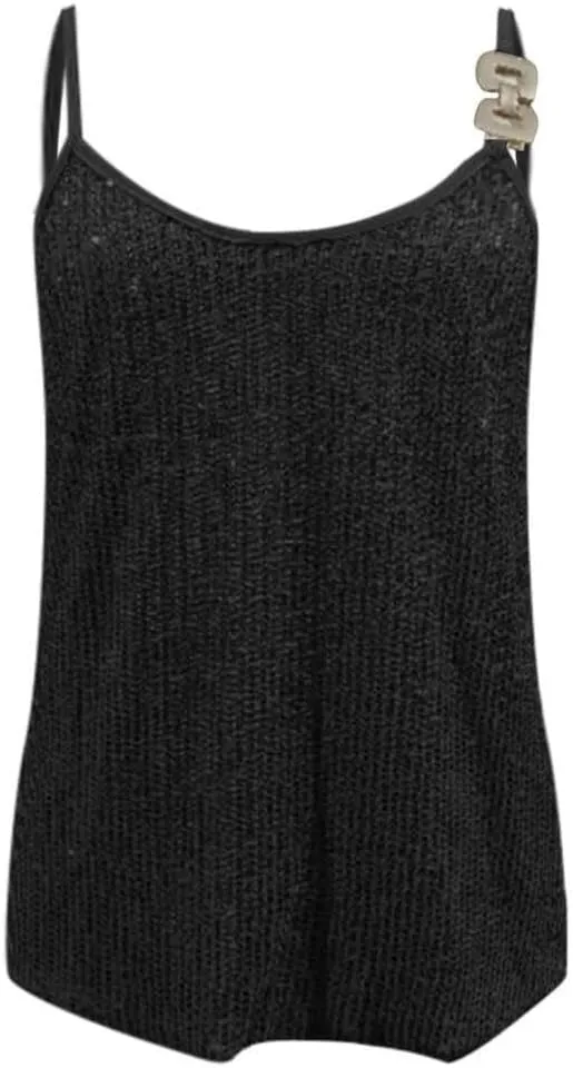 Women Spaghetti Strap V Neck Tank Tops Camisole Sleeveless Blouse