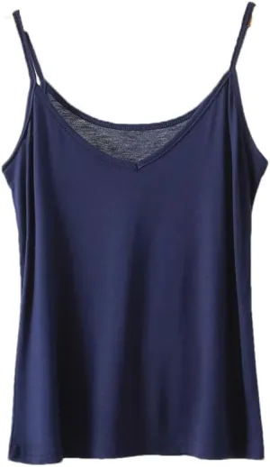 Women's Backless V-Neck Sleeveless Loose Camisole