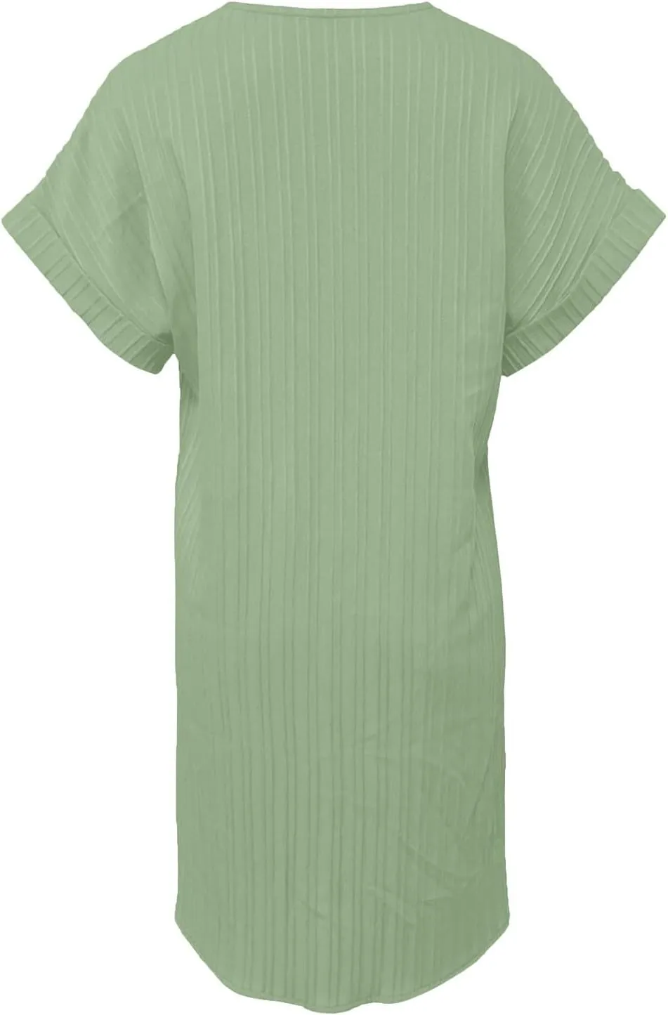 Womens Button Down Summer Dress 2025 Spring Flutter Sleeve Cotton Linen Dress Plus Size Beach A Line Casual Dress