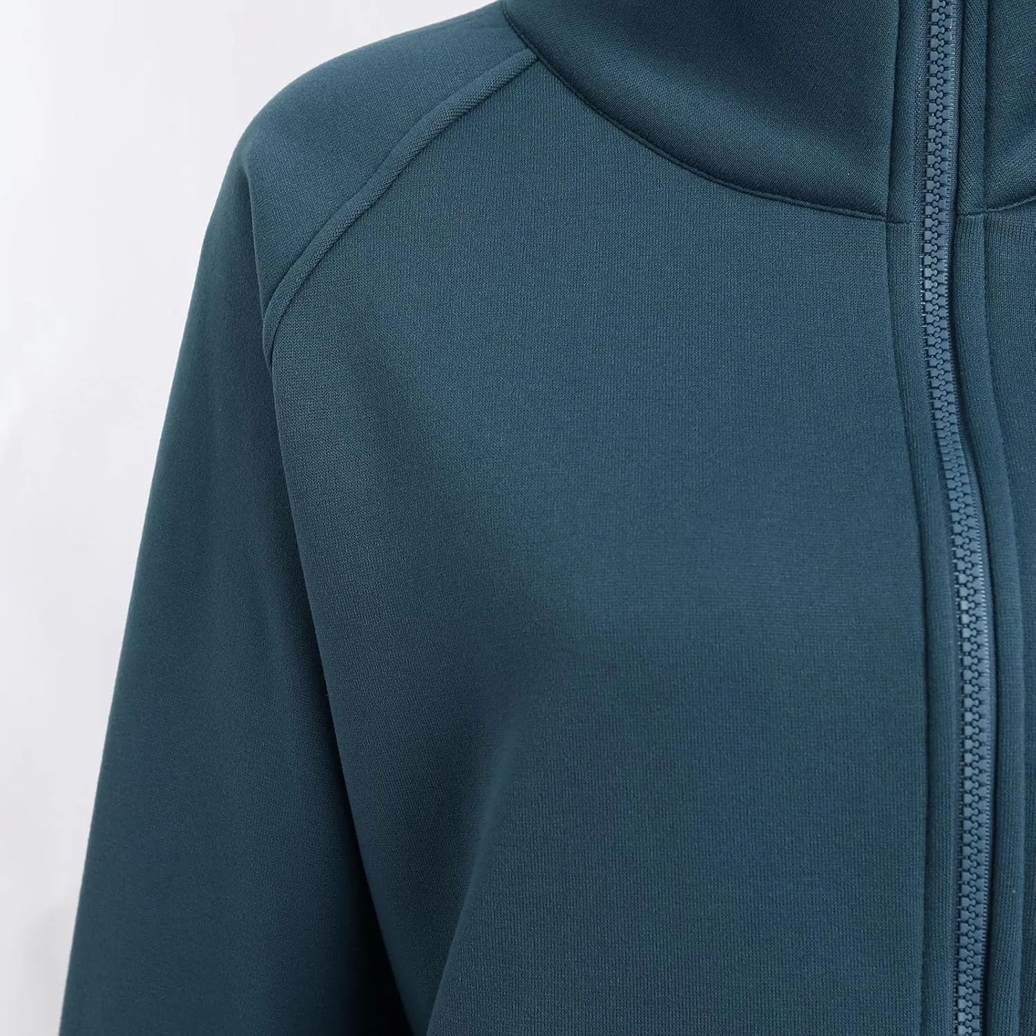 Womens Oversized Sweatshirts No Hood Long Sleeve Zipper Fleece Sweatshirt Jackets Pullovers Comfort Trendy Clothes