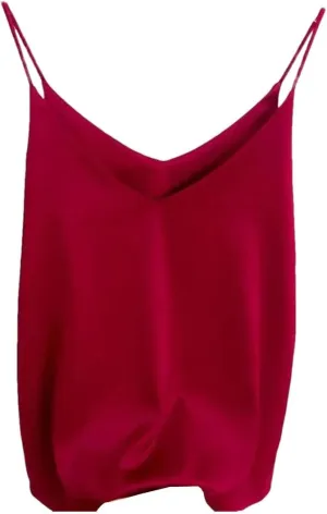 Women's Summer Camisole Slim Vest Sleeveless V-Neck Tank Tops Female Solid Tops