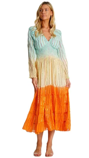 Womens Vintage Boho Maxi Dress